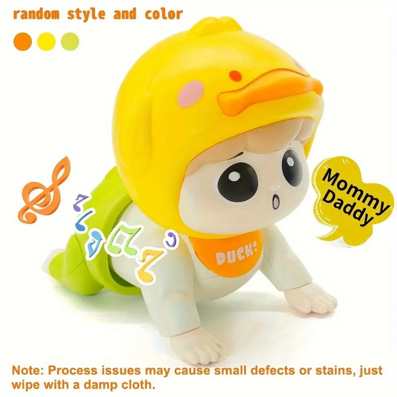 Baby Crawling Toys 6 Months+, Baby Infant Toys With Musical And Light, Early Educational Development Interactive Toys For Toddlers 4