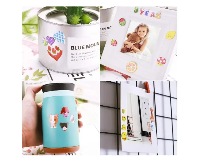 3D Stickers for Kids Toddlers Vivid Puffy Kids Stickers 24 Different Sheets Over 550, Coloured 3D Stickers for Boys Girls Teachers as Reward, Gift, Craft Scrapbooking 7
