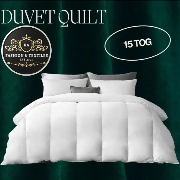 BOUNCE BACK DUVET QUILTS 15 TOG | ANTI ALLERGY BREATHEABLE SOFT DEEP FILLED DUVETS | RA FASHION & TEXTILES  | 8