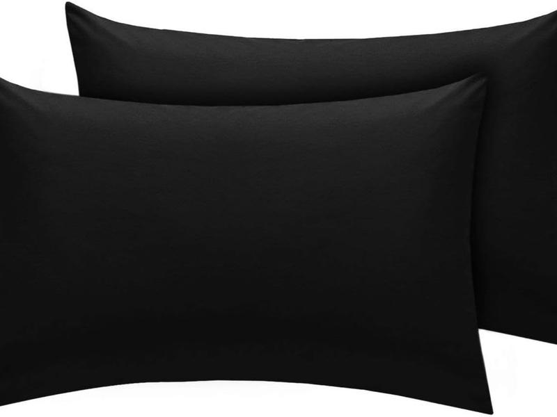 Pillowcases Pack of 2 - 22 Different Colours Polycotton Silk Easy Bed Pillow Cover - Cool and Comfortable Pillow Case - Percale Soft Pair of Pillows - 2 Pack Pillowcases Ultra Soft Comfy Premium Quality Plain Pillow Case Cover For Bedroom Pillowcases Pair 7