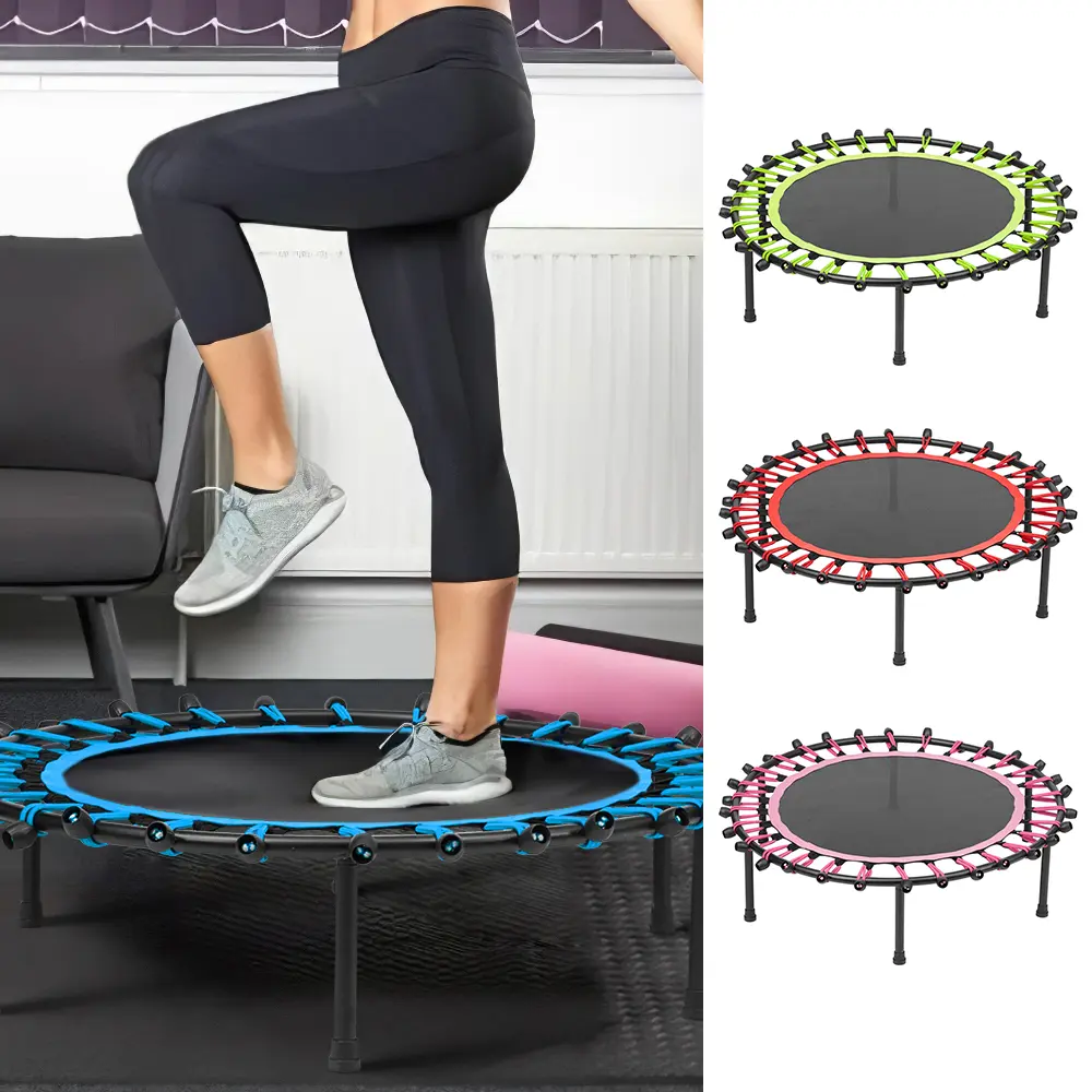 Livingandhome 40in Bungee Cords Round Trampoline
