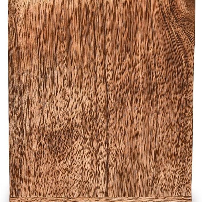 Mango Wood Burning Finished Kitchen Utensil Holder for Countertop, Utensil Holder Container for Kitchen Cooking Utensil. (12.7cm x 12.7cm x 15.24cm) 1