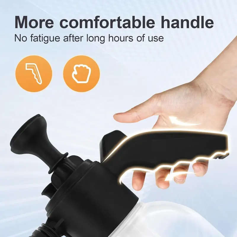 2L Car Wash Pump Foam Sprayer Hand Held Wash Spray Bottle Snow Foam Detailing 6