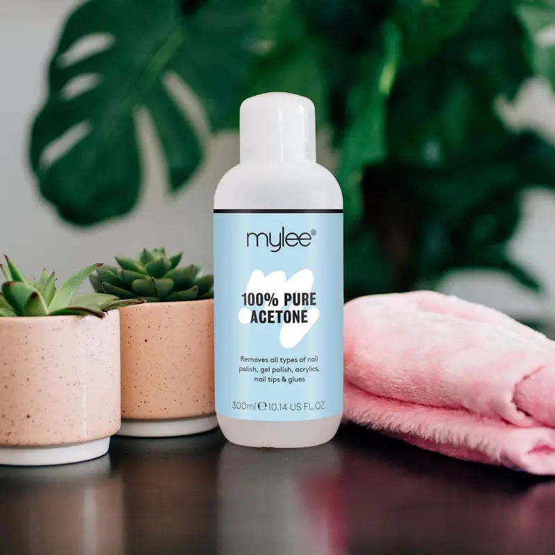 100% Pure Acetone Gel Nail Polish Remover for UV/LED, Gel Soak Off, Removes All Types of Nail Polish, Gel Polish, Acrylic, Gels, Nail Tip & Glue 1