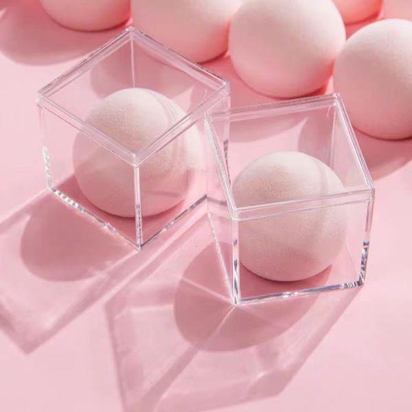 Marshmallow Makeup Sponge, Multi-use Beauty Blender with Box, Ultra Soft Makeup Sponge, Portable Cosmetic Accessories for Women & Girls, Skin Friendly Beauty Sponge, Makeup Tools, Dry and Wet Dual-use Makeup Beauty Blender, Birthday Box for Girl 2