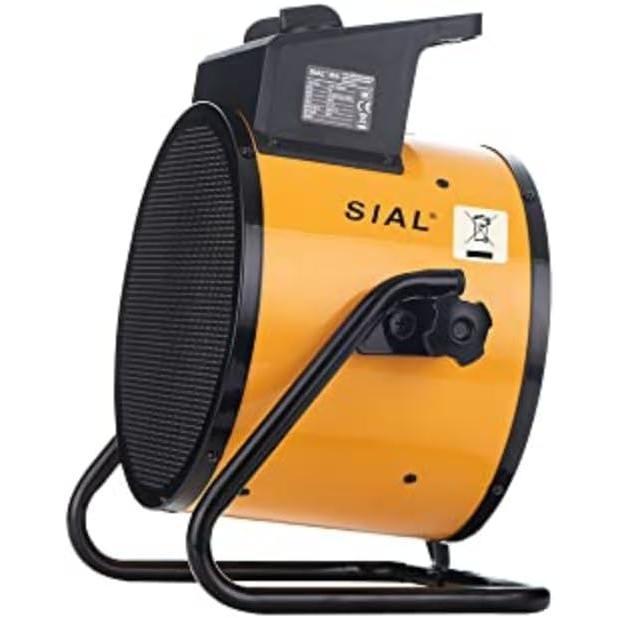 SIAL Portable Electric Heater 2000W Ceramic Fan Space Heaters 3 Settings & Adjustable Thermostat���Yellow） 8