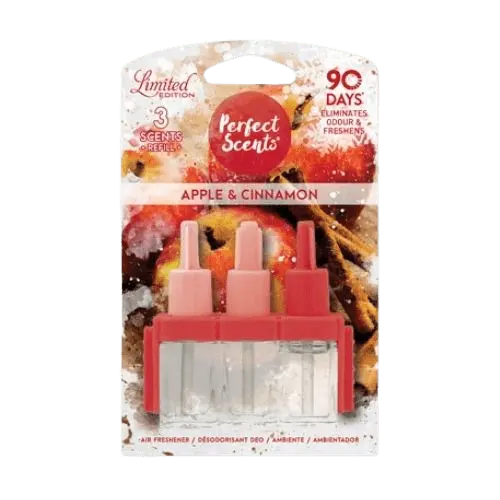Perfect Scents Apple & Cinnamon Air Freshener Refill - Compatible with 3volution