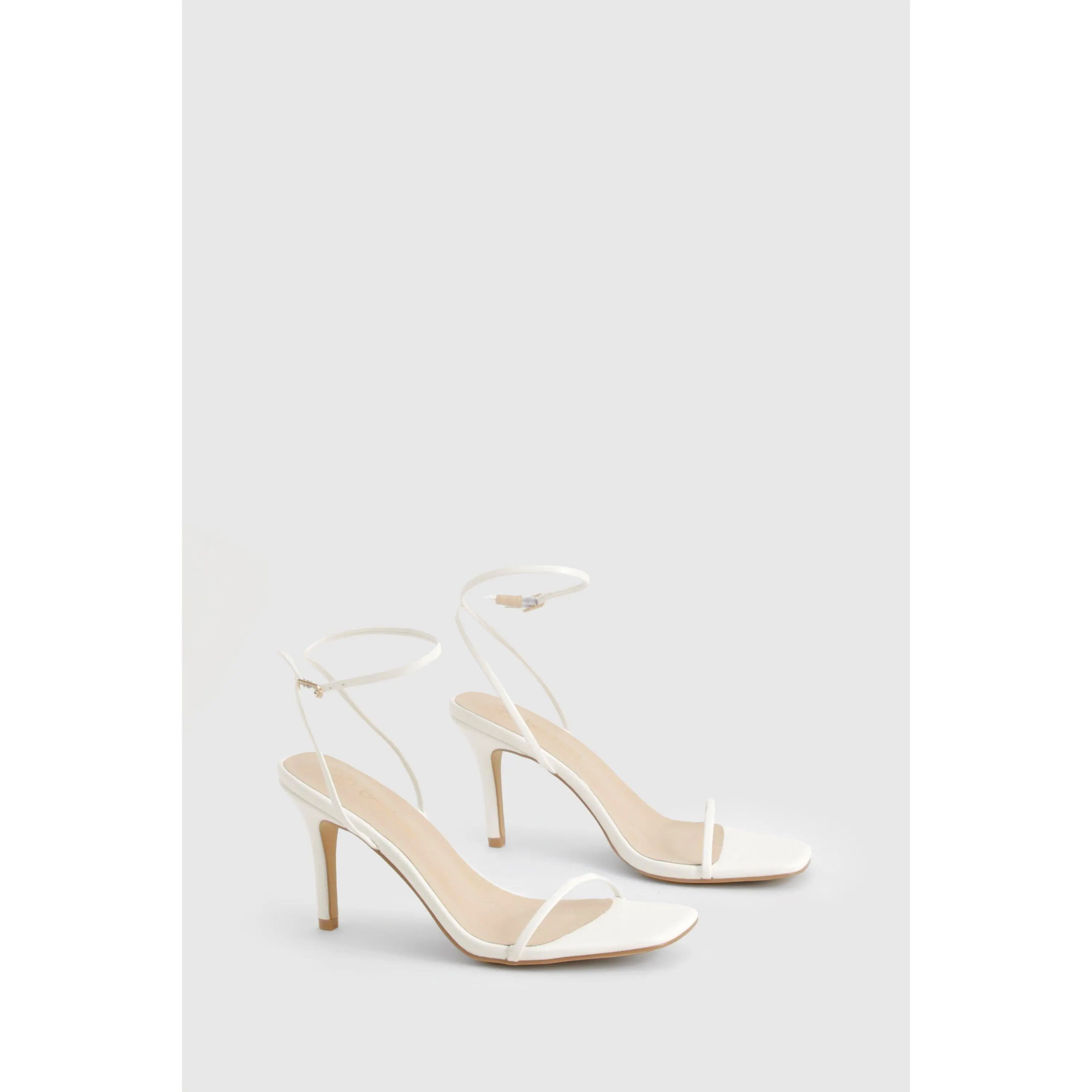 Barely There Low Stiletto Heels