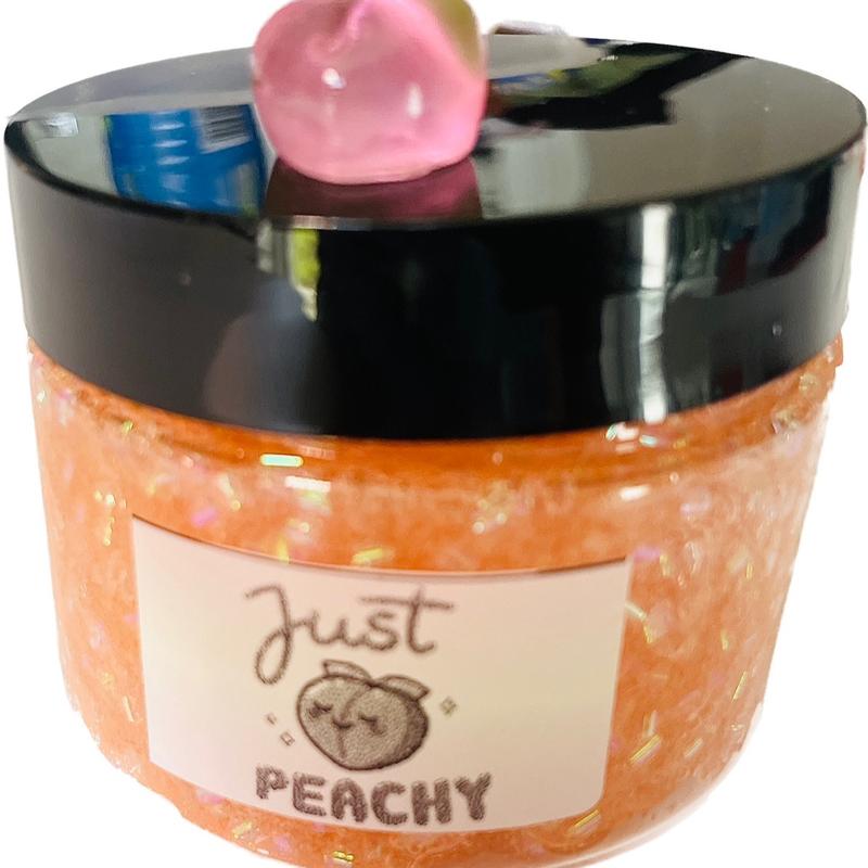 Just Peachy Bingsu Bead Slime Birthday Gift Present sensory toy Stress Relief Crunchy stressrelief toys 3