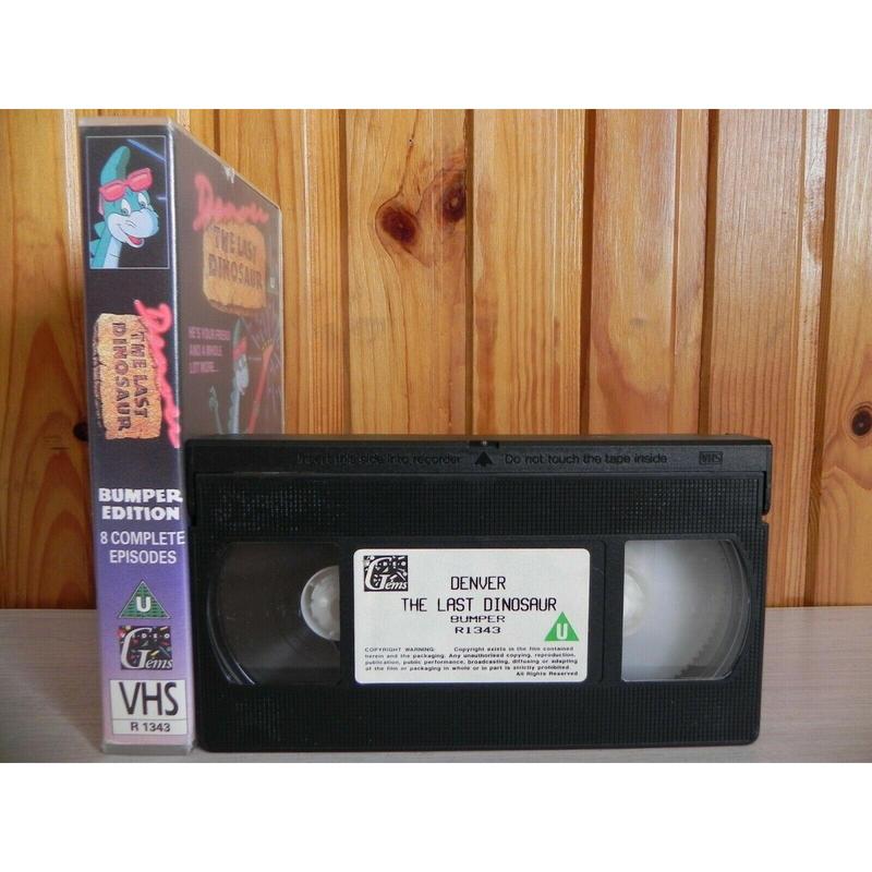 Denver The Last Dinosaur - 3 Hours - Bumper Edition - 8 Episodes - Cartoon - VHS 1