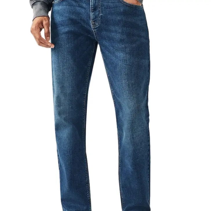 Menswear  jeans Pants new style Soft Long Trouser Streetwear Stylish Plain denim jeans