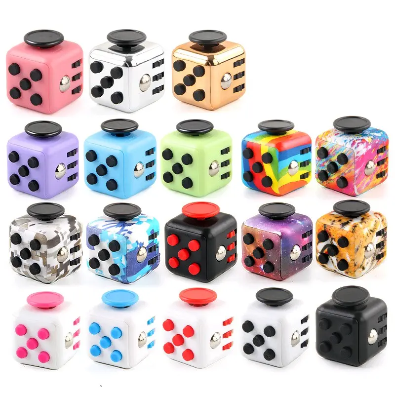 Decompression Fidget Cube - Stress Relief Toy - Random colour