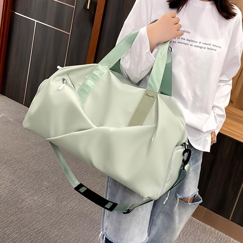 Product Introduction of Women's Yoga Fitness Sports Bag, Dry And Wet Separation Training Bag, Portable Large Capacity Portable Bag, For Business Trip Travel 5