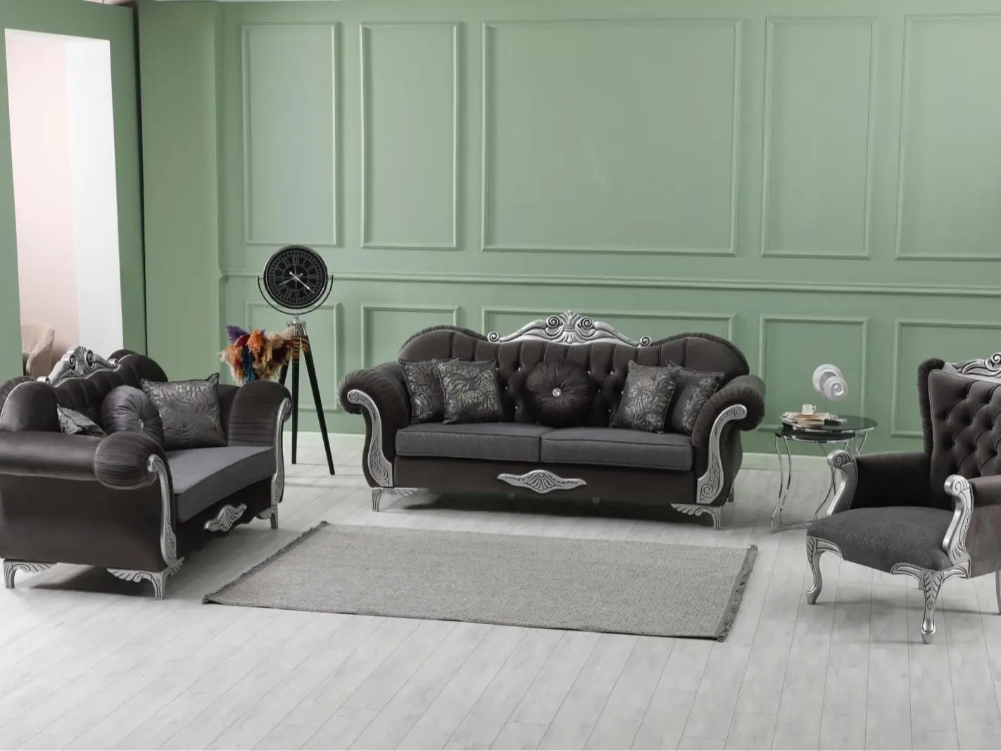 LUXURIOUS ITALIAN STYLE 3 2 1 SEATER SOFA SET COLOURS AVAILABLE OR 3 + 2 YOUR CHOICE DELIVERY AVAILABLE