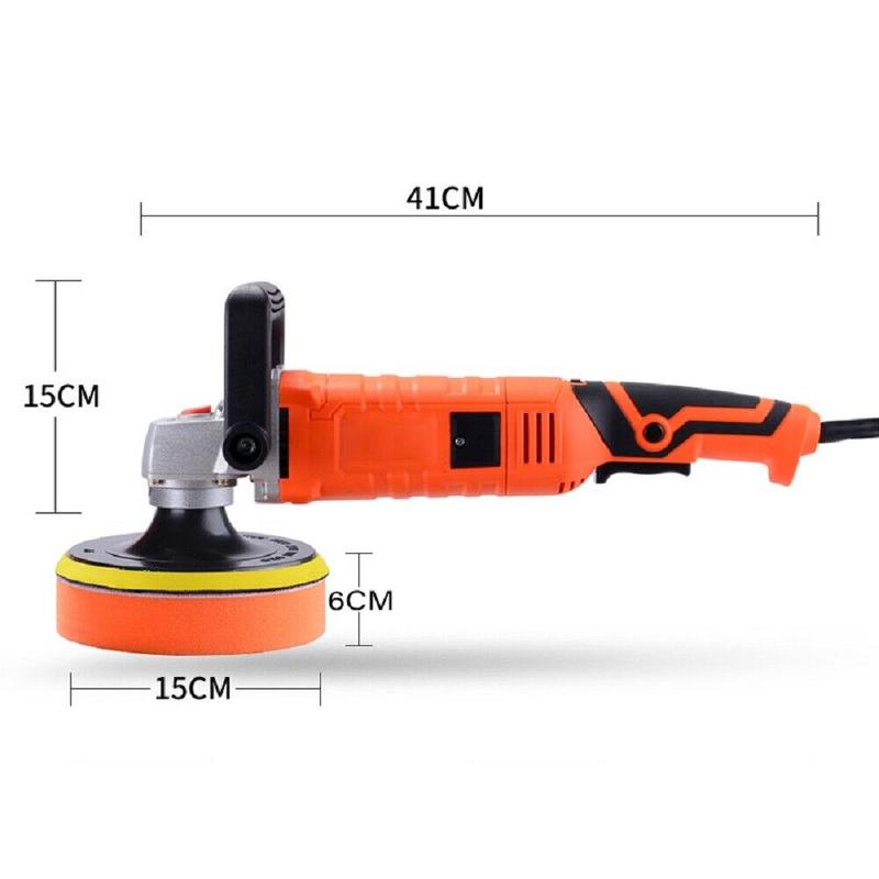 Electric Car Polisher Sander Buffer Polishing Machine Kit 1580W Variable Speed 4