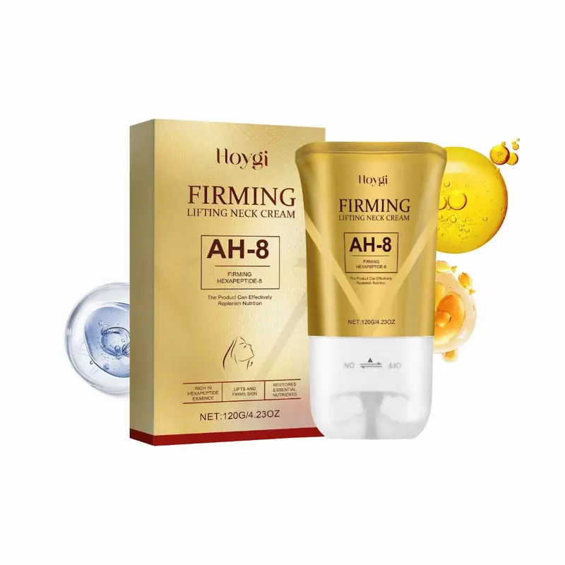 HOYGI Neck Firming Cream, Tighten and Lift NeckCream for Crepev Skin,Skin Moisturizer, DeepMoisturizing, Cruelty free Neck Care Body Care Tightening 4
