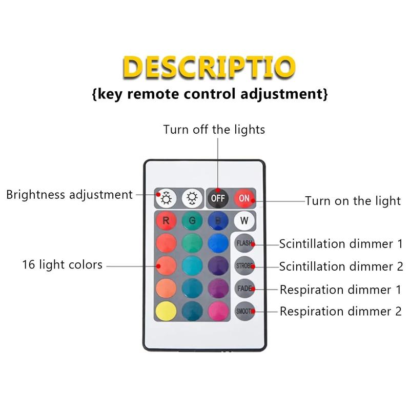 Ocean Wave Projector Light 16 Colors Midnight Aura Aurora Glow Lamp Home Office Bar Restaurant Underwater Projector Night Light 6