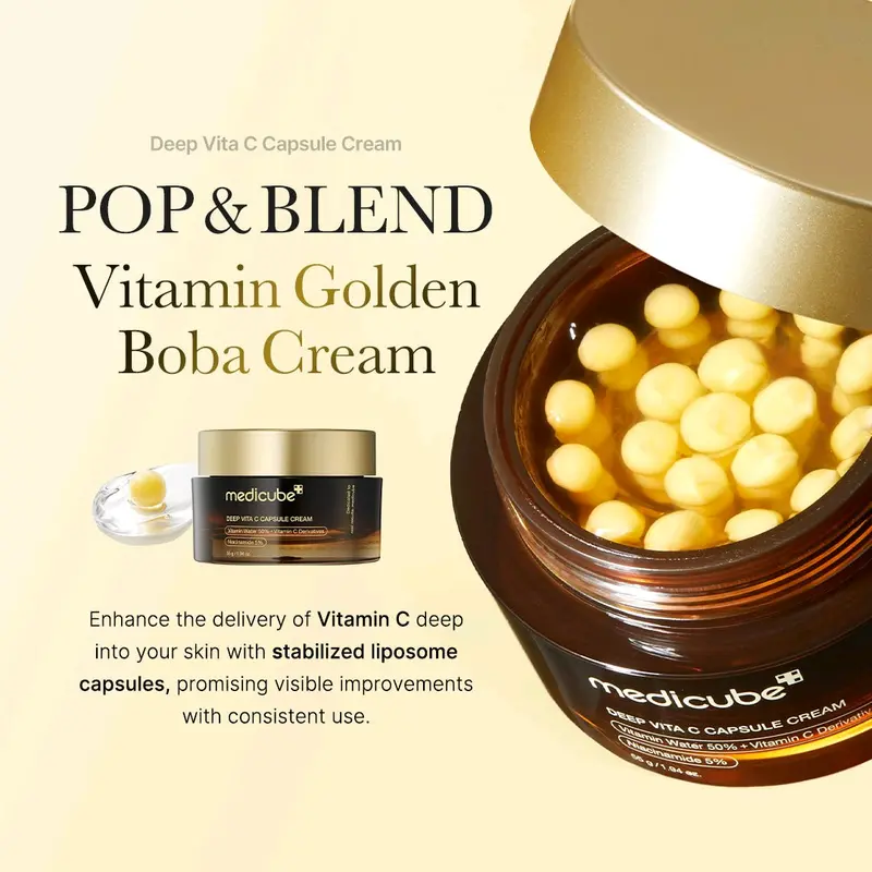 medicube - Deep Vita C Capsule Cream Skincare Moisture 4