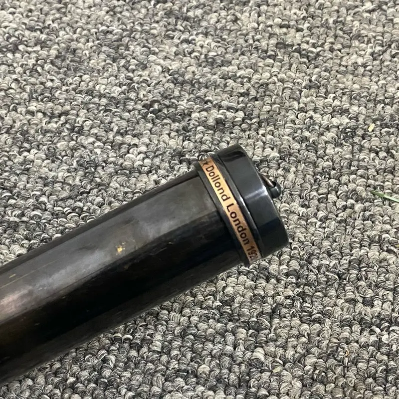 Nautical Telescope 10 Inch Double Barrel Solid Brass Spyglass With Wooden Tripod uk based seller 6