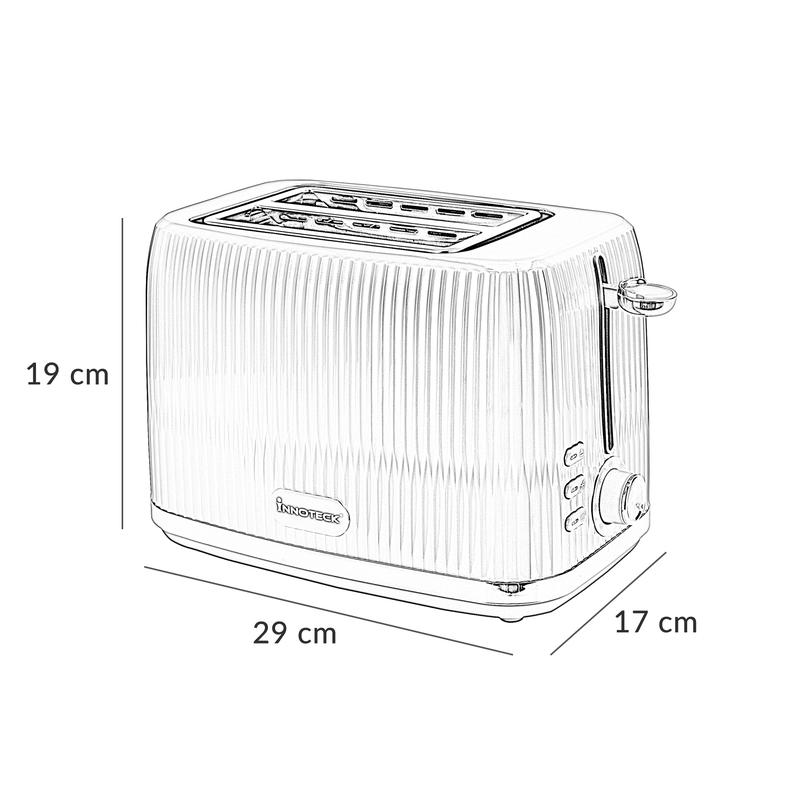 2 Slice Black Toaster - 7 Browning Controls, Defrost, Reheat & Cancel Settings - Making Toast Quickly & Evenly 1