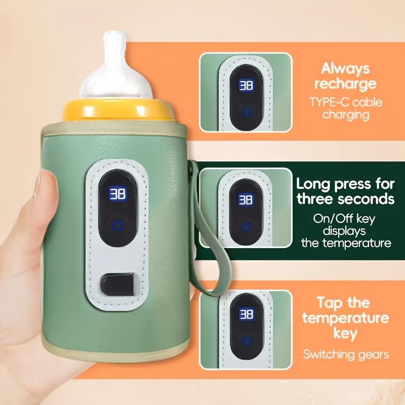 Product Introduction of Smart USB-Powered Bottle Warmer with Real-Time Temperature Display - Portable & Versatile for All Bottles 3