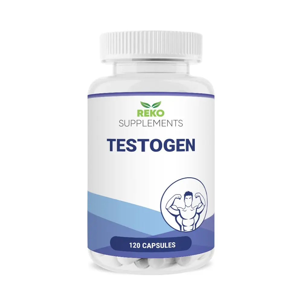 Testogen 120 Capsules, Maca, Ginseng, Tribulus Terrestris, Muira Puama, L-citrulline L-norvaline supplements for men Healthcare Fitness Vitamin Fitness Supplement
