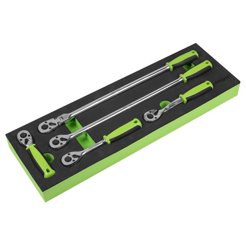 Siegen by Sealey Ratchet Wrench Set 5pc 3/8"Sq Drive Flip Reverse 0