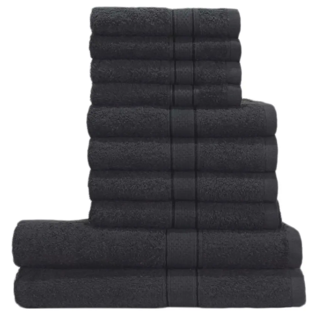 10 Piece Ultra Soft Towel Set Soft Absorbent Bathroom Face Towel