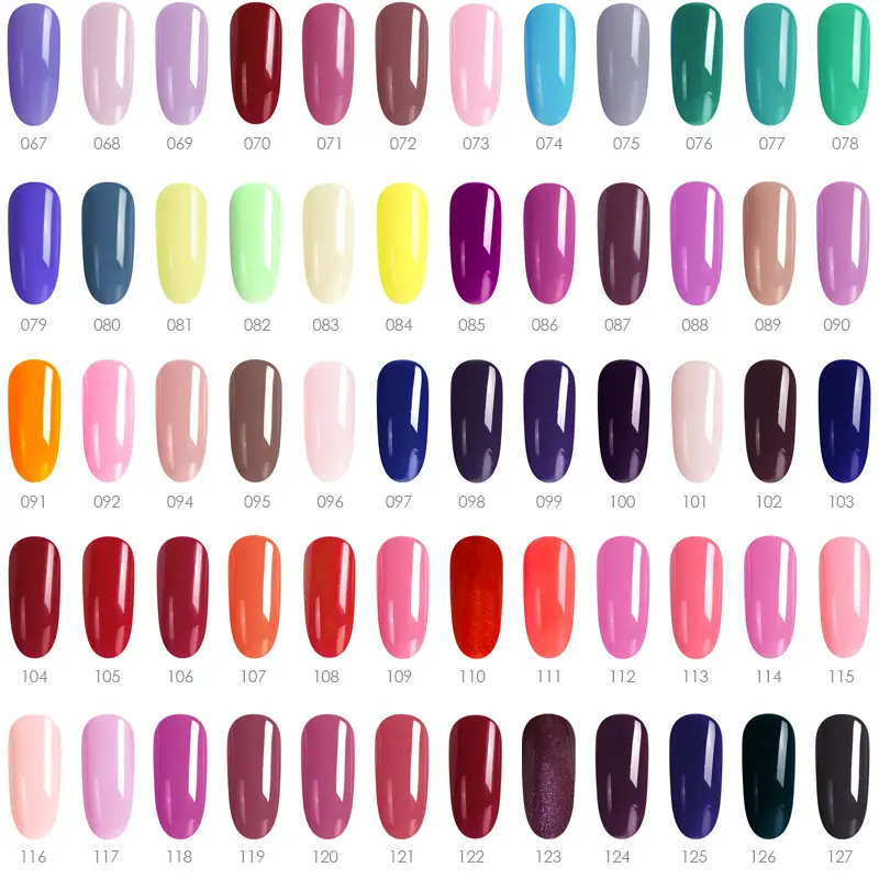CANNI Nail Gel Polish Varnish Soak Off UV / LED Classic 7.3ml Long-lasting Shades # 100 - 197 Brush Nail Art 5
