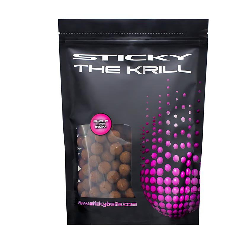 Sticky The Krill Shelf Life Boilies 5kg - Premium Carp Fishing Bait 12mm 16mm 20mm sticky baits 2