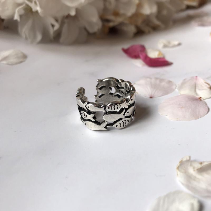Japanese Fish Chunky Ring 2