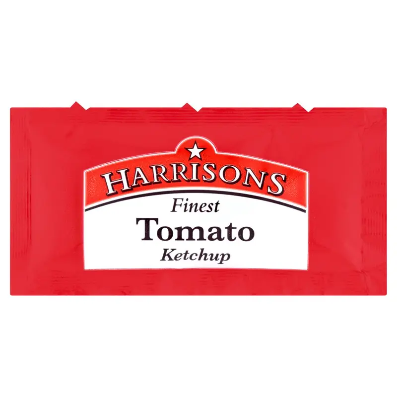Harrisons Finest Tomato Ketchup Sachets 200 x 10g (Pack of 1) 2