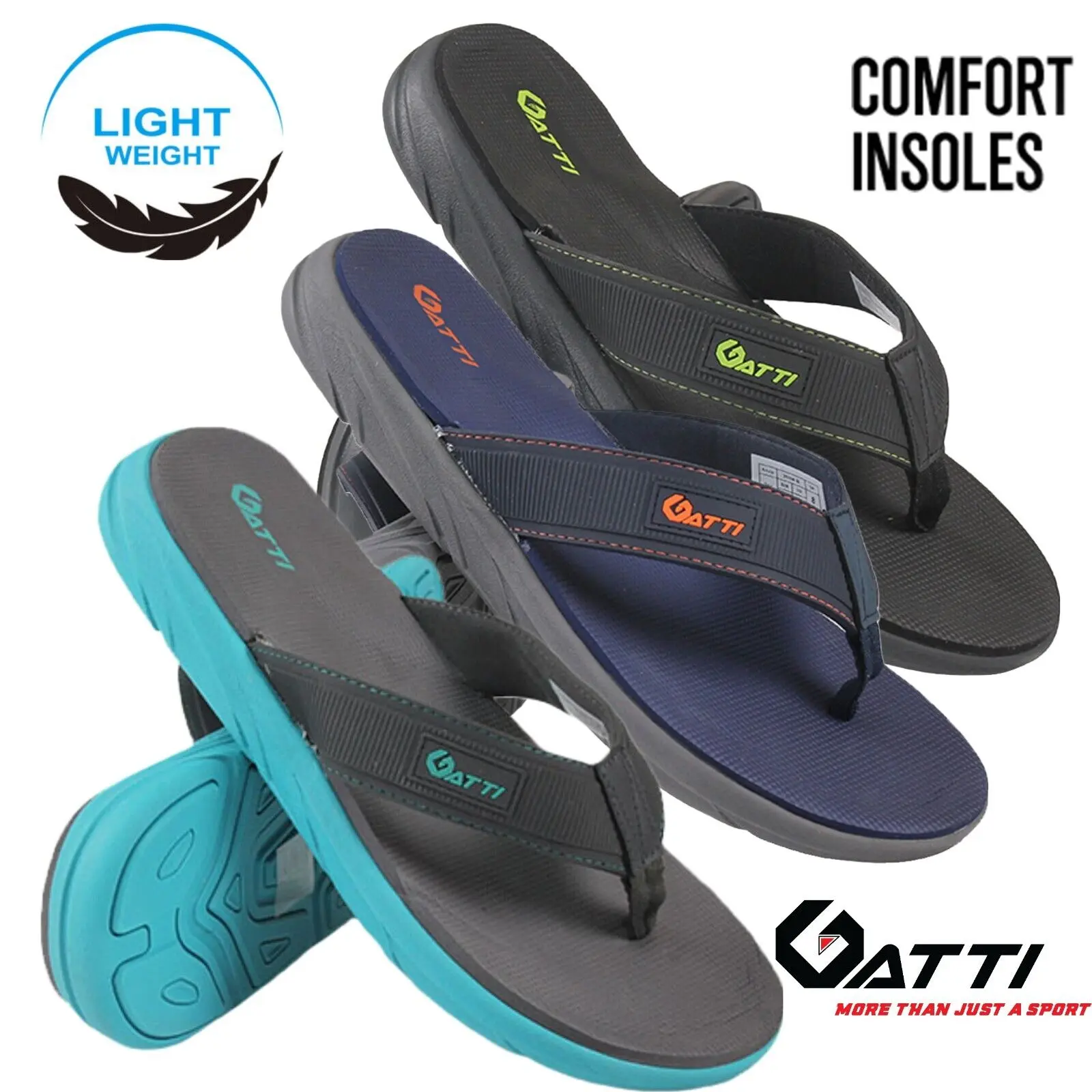 MENS MEMORY FOAM SLIP ON SUMMER BEACH POOL SANDALS OLDER BOYS FLIP FLOPS SLIDERS MULES SIZE