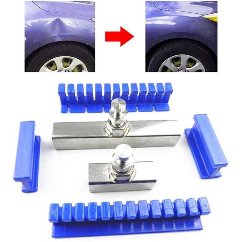 6pcs Set Paintless Dent Removal Kit Slide Hammer Puller Tab Auto Car Repair Tool 6