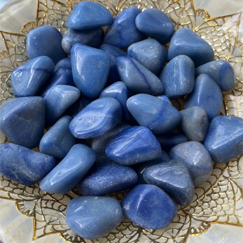 Blue Quartz Tumblestones - Harmony & Communication 1