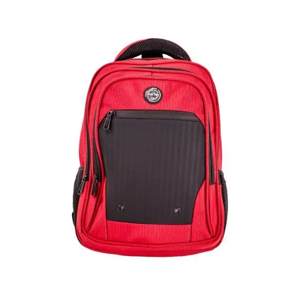 Lighteight Easyjet Pinstripe Bagpack Made With Polyester - Multi-compartment Office Backpack with Adjustable Straps and Bottle Pocket 2