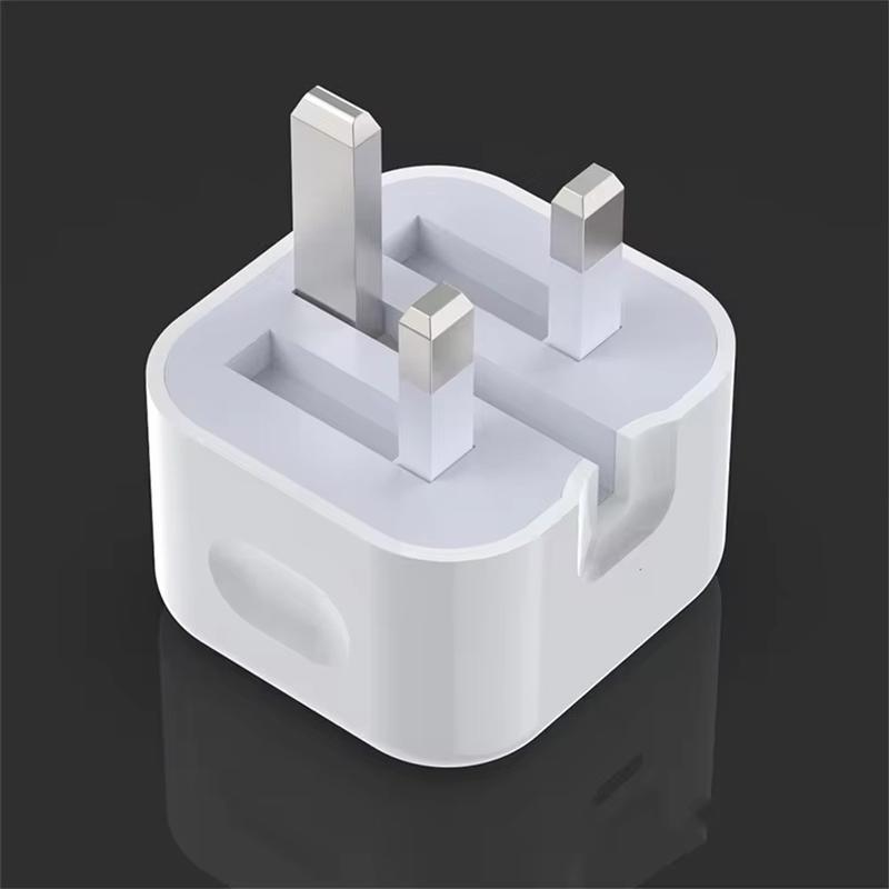Fast Charging Dual Ports PD 20W UK Adapter USB & C Charger for iPhone Samsung HTC - Mobile Phone Accessories - Electronic Devices Smartphone Cellphone 7