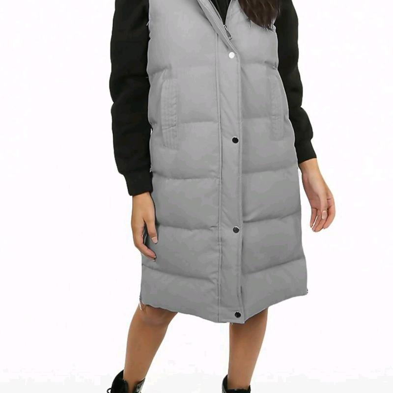 LADIES GILLET perfect for winter Coats Fashion Comfortable Outdoor Jackets Fit Underwear Tops Slim Pockets Womenswear Vests Women Lady Basic Long Sleeve Minimalist 7