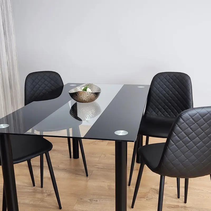 Dining Table Set with 4 Chairs Dining Room, and Kitchen table set of 4 6