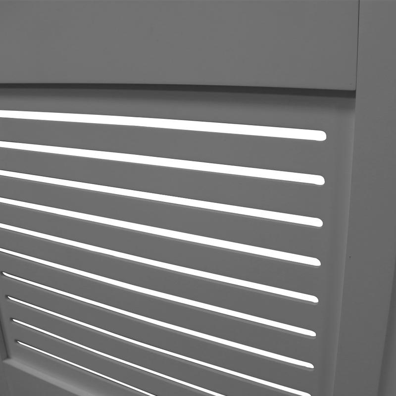 Sundaze MDF Radiator Cover Grey Modern Traditional Wood Grill Shelf Cabinet Furniture Radiatorcover Hallway Furniture 4
