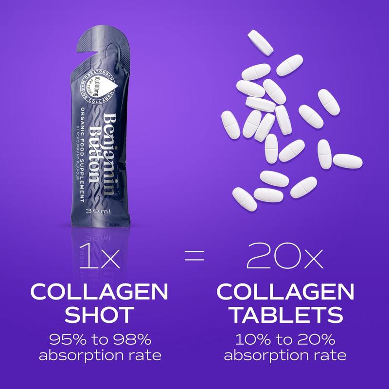 84x BlackCurrant 12,000mg Marine Collagen Liquid Sachets 1