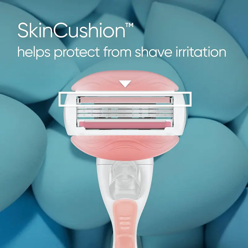 Venus ComfortGlide Spa Breeze 2-in-1 Razor for Women, 3 Refill Blades, Shaving Gel Bars Starter Kit, Ladies Razors Sensitive Skin - Packaging May Vary 2