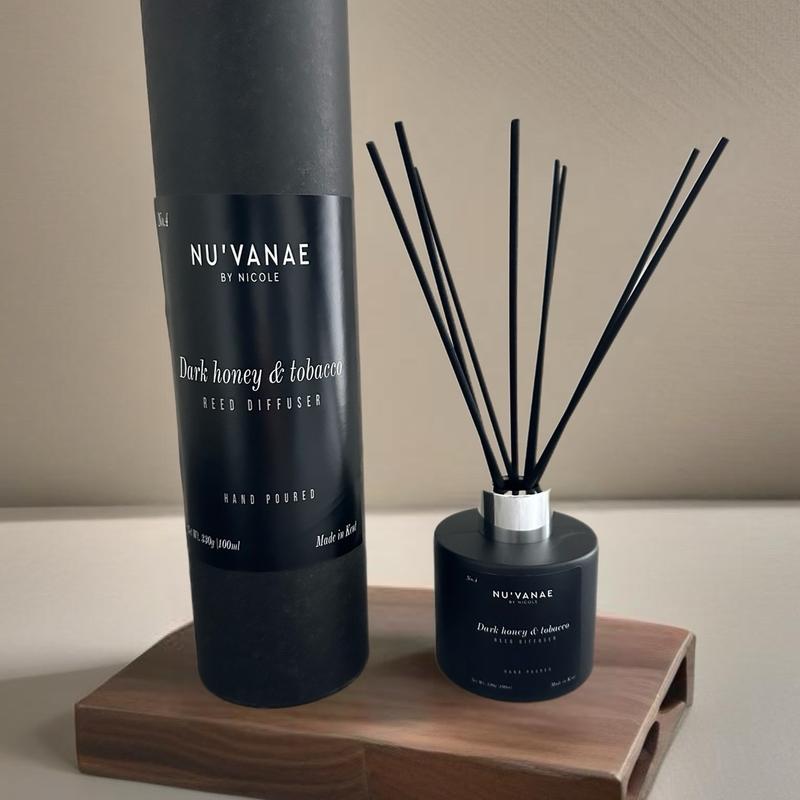Highly scented Dark honey and tobac Reed Diffuser Aroma, Fragrance, Scented, Scent, Perfume, Freshener, gift, Woody 0