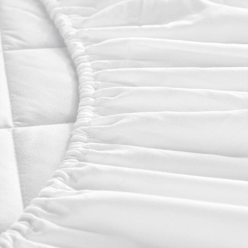 EXTRA DEEP MATTRESS TOPPER LUXURY QUILTED MATRESS PROTECTOR FITTED BED COVER 1