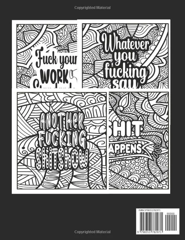Things I Want To Say At Work But Can't Coloring Book: A Stress Relieving Swear Word Adult Stress Relief Management Gag Gift with Hilarious Work Quotes To Color. Paperback – Large Print, 21 Sept. 2022 1
