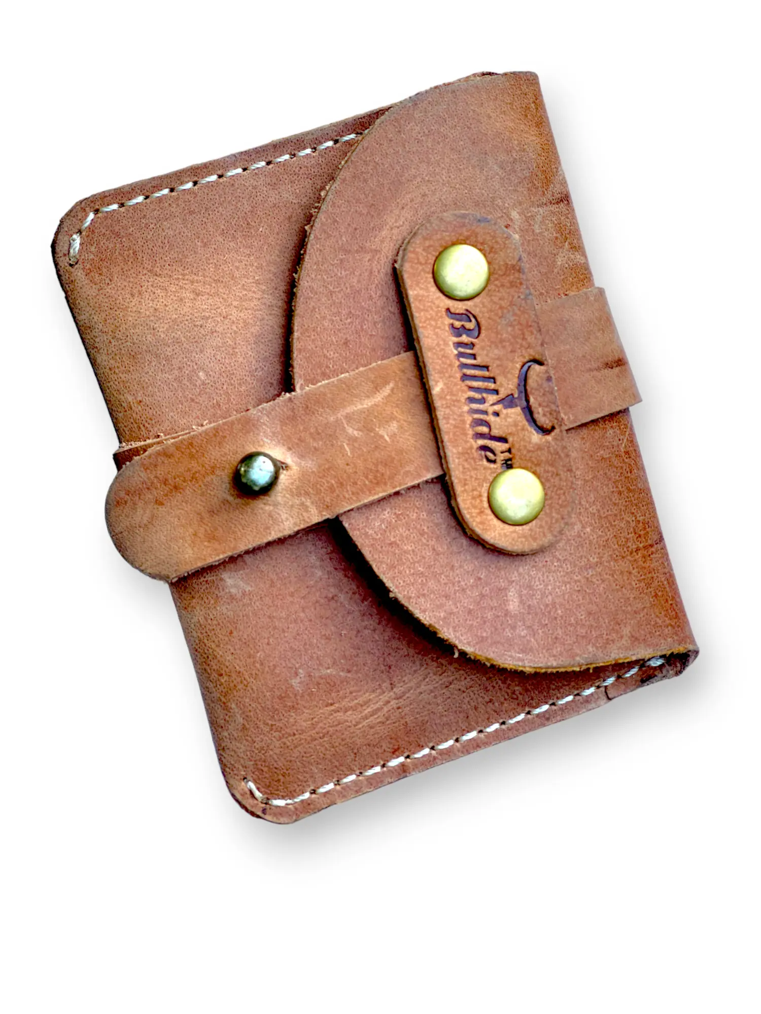 Bullhide Genuine Leather Smart Wallet - Sleek and Durable Credit Card Holder