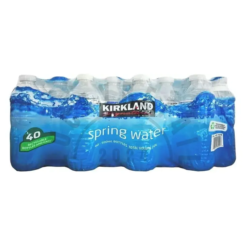 Kirkland Signature Natural Spring Water – 40 Pack (40 x 500ml Bottles) Flip Cap | Pure, Refreshing & Convenient Beverage bottle 3