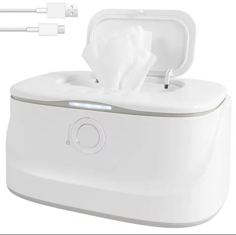 Product Introduction of USB Baby Wipe Warmer with LED Light - Adjustable Temperature and Large Capacity warmers 7