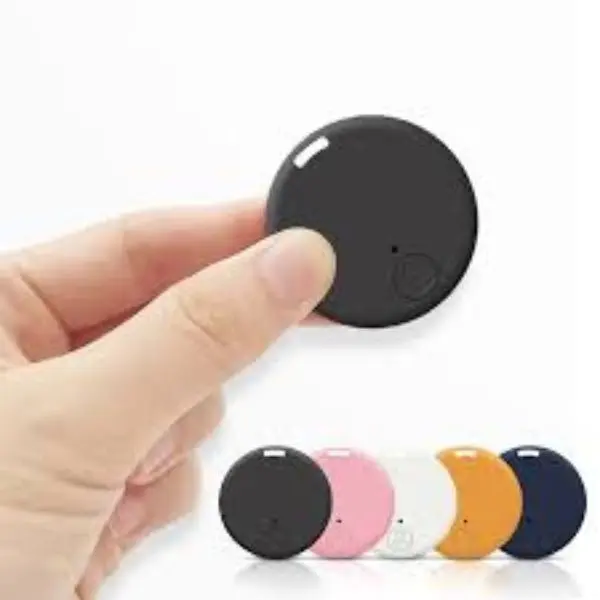 Smart Mini Anti-loss Locator with GPS Tracker for Car Keys, Pet, and Elderly - Compatible with iOS Black