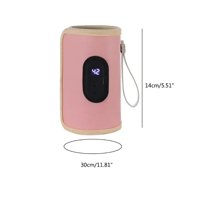 Baby Milk Warmer Baby Nursing Bottle Heater, Portable USB Bottle Warmer for Car, Outdoor Travel Accessories Outdoor Portable 5